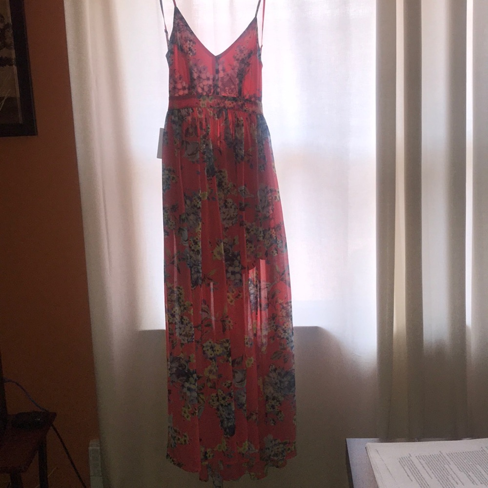 floral maxi dress